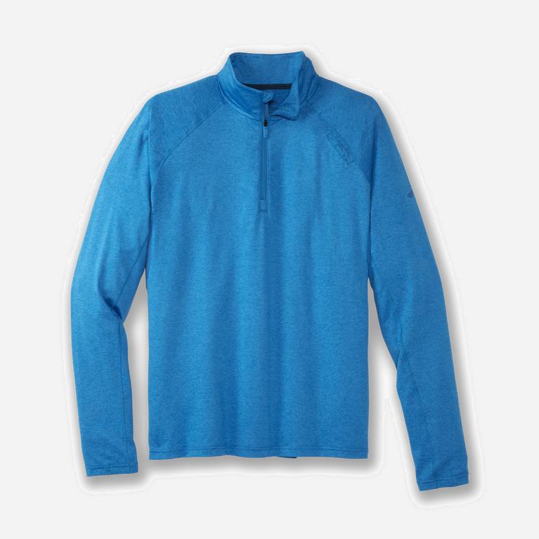 Brooks Dash 1/2 Zip - Chaquetas Hombre - Azules (AP6421378)